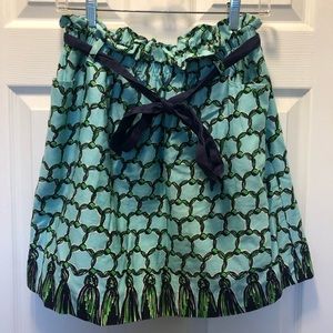 Lilly Pulitzer tassel print skirt